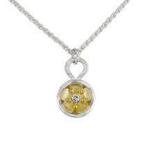 Load image into Gallery viewer, Beacon of Hope Necklace w/ Salt &amp; Pepper Diamond