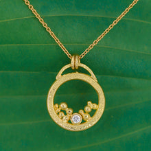 Load image into Gallery viewer, 18K Sunrise Necklace w/ Diamond