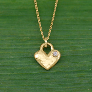 18K Forever Love Necklace w/ Diamond