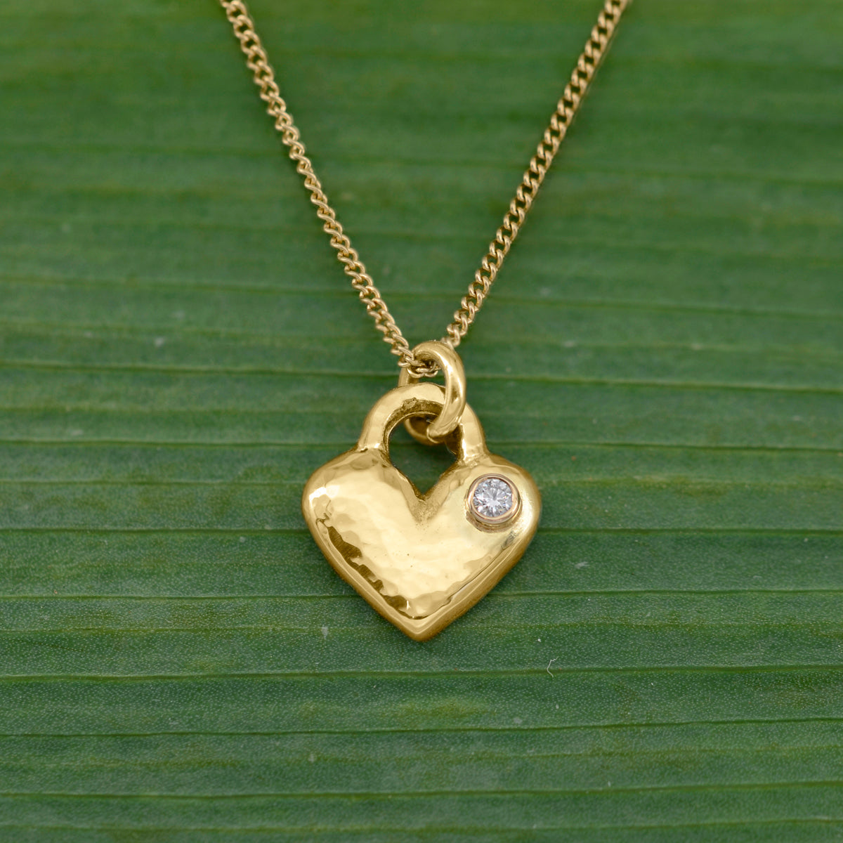 18K Forever Love Necklace w/ Diamond