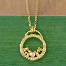 Load image into Gallery viewer, 18K Sunrise Necklace w/ Diamond